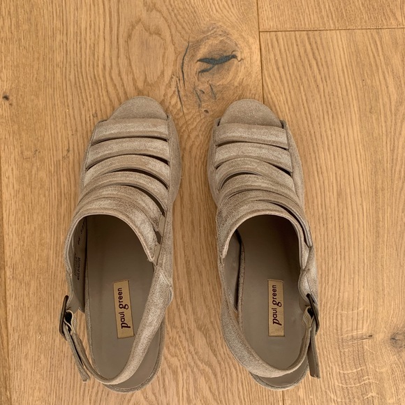 Paul Green 'Joan' Metallic Slingback Sandal - Picture 3 of 4